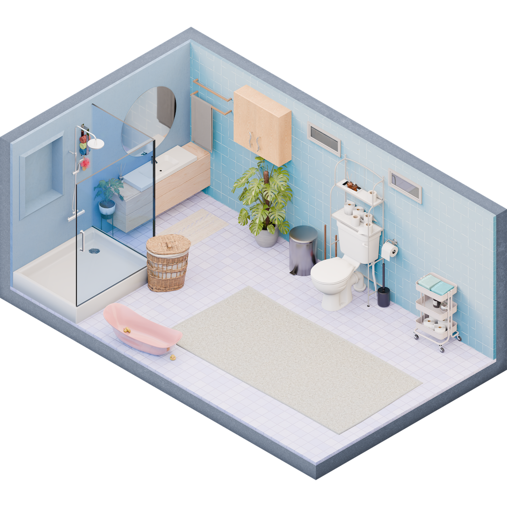 bathroom layer